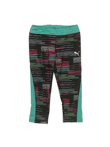 Puma Girls Green Active Pants 7 - Picture 1 of 2