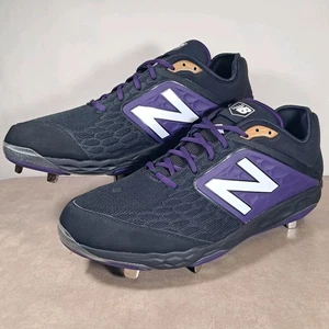 Neu - New Balance L3000v4 Metall Baseball Stollen schwarz lila Herren Größe 16 " - Bild 1 von 15