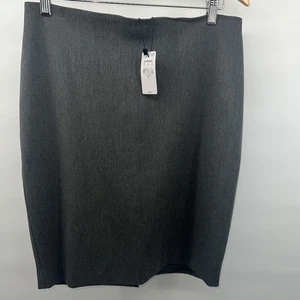 Express Womens Size 10 Gray Straight Classic Career Pencil Skirt NWT - Picture 1 of 11