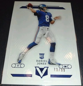 2019 Panini Chronicles Daniel Jones Vertex Blue /99 Duke Giants Colts QB RC SP  - Picture 1 of 3