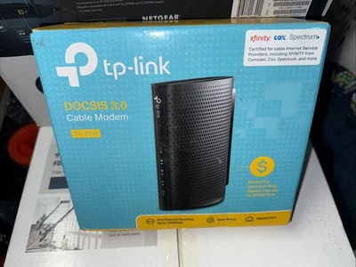 TP-Link Docsis 3.0 Cable Modem 343 Mbps TC-7610 Xfinity NIB - Image 1 of 2