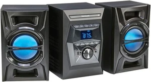 BlackWeb BWA17AA005: Sistema estéreo CD Bluetooth, 100 W - Negro - Imagen 1 de 2