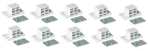Extra Strong High Magnetic Catch - White/Nickel (10) - Picture 1 of 1