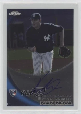 2010 Topps Chrome Rookie Auto Ivan Nova #214 Auto RC - Image 1 of 2