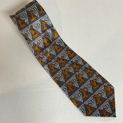 Gravata masculina Cartoon Network multicolorida Scooby-Doo seda 58 x 4 presente dia do pai - Imagem 1 de 4