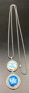 Origami Style “University Of Kentucky Girl ”Charm Pendant Necklace - Picture 1 of 5
