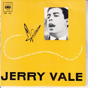 JERRY VALE When you used to dance with me EP PICTURE SLEEVE 7" 45 NEW RARE! - Picture 1 of 4