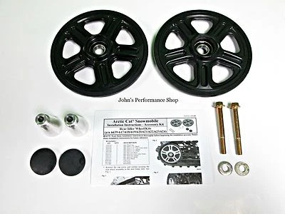 OEM Arctic Cat Snowmobile Black 8" Rear Idler Wheel Kit 6639-621 READ LISTING - Image 1 of 4