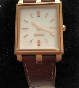MIMCO TIMEPIECE BROWN LEATHER WATCH - Picture 1 of 3