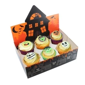 6/12 Cupcake Display Box - Halloween - 2 Pack Sizes - Picture 1 of 1