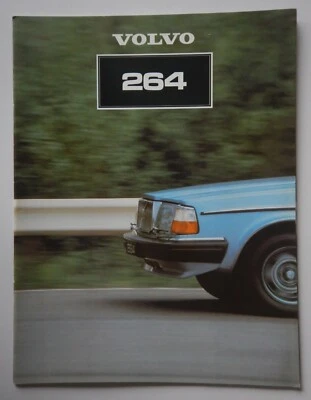 VOLVO 264 SALOON orig 1981 UK Mkt Full 26pp Sales Brochure - GL GLE - Image 1 of 4