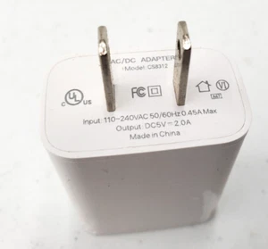 ADAPTADOR DE CORRIENTE USB AC/DC MODELO CS8312 (131850-2 .JO BY82) - Imagen 1 de 8