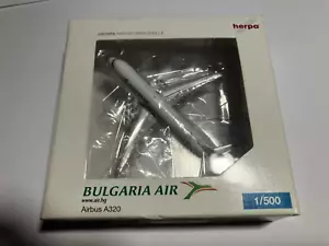 HERPA BULGARIA AIR A320 model - Scale 1:500 - Foto 1 di 4