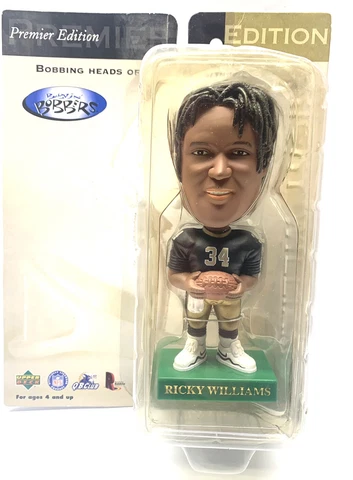 1999 Bobbin Bobbers New Orleans Saints Ricky Williams Bobble Head Premier Cover