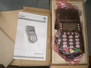 EQUINOX T4205 DIAL CREDIT CARD TERMINAL PAYMENT SYSTEM - Picture 1 of 4