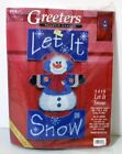 Janlynn Greeters Plastic Canvas Let It Snow Kit #1416 New Sealed