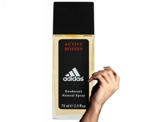Adidas Active Bodies Deodorant Spray Men's Long-Lasting 75ml-2.5fl.oz - Picture 1 of 2