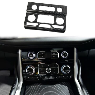 Cubierta de panel de aire acondicionado de control central interior estilo fibra de carbono para GMC Yukon XL Foto 1 de 4