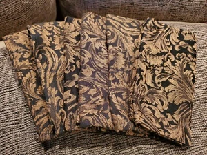 Elegante conjunto de servilletas de tapiz de colección de 6 piezas hermoso conjunto de mesa de cena flor de lis - Imagen 1 de 5