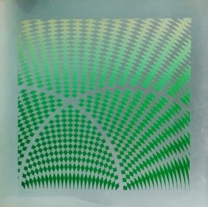 serigrafia 10/13 optical anni 70 firmata calabretta esemplare 2  vasarely style - Picture 1 of 4