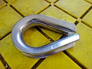 Stainless STEEL Wire Rope Thimble 5/8" - Imagen 1 de 3
