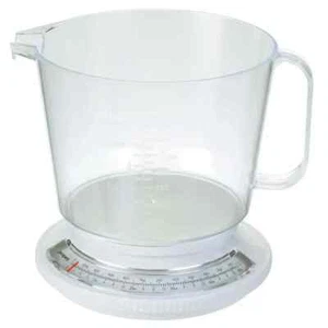 Propert Kitchen Scale with Jug 2.2 Kg Food Dial Weighing Machine Dishwasher Safe - Picture 1 of 3