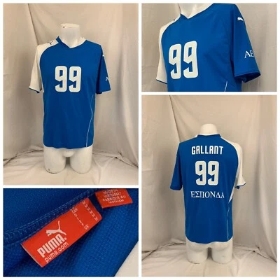 Футболка Puma M синяя 99 галантная с коротким рукавом белая с рукавом YGI P2-460 - Изображение 1 из 4