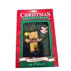Vintage NWB Gibson Christmas Teddy Hugglesbie Magic Act Ornament 1997