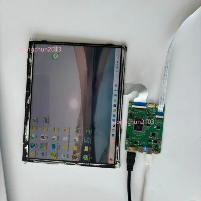 9.7 panel 2048X1536 with mini HDMI 2 type-C board for Ipad 3 Ipad 4 Screen diy - Bild 1 von 4