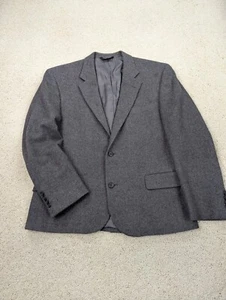 Jos A Bank Sport Coat Mens 40S Gray Flannel Camel Hair Tweed Blazer Suit Jacket - Picture 1 of 14