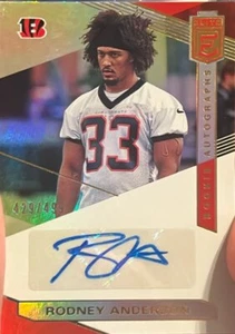 Panini Prestige #255 2019 Rodney Anderson/499 autógrafo Cincinnati Bengals  - Imagen 1 de 2