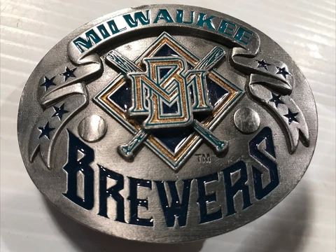 1994 Milwaukee Brewers-MLB-Belt Buckle-SISKIYOU Buckle Co.-251 Of 10,000 Cover