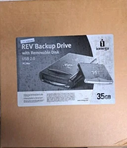 Iomega REV drive 35GB - 90GB Removable Hard Disk USB 2.0 - Picture 1 of 2
