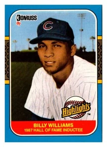 1987 Donruss Highlights #20 Billy Williams - Picture 1 of 2
