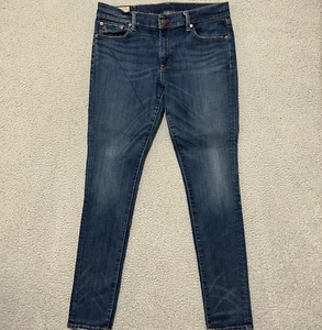 Polo Ralph Lauren Jeans Women's 32 (Fit 34) Blue Tompkins Skinny Stretch Denim - Picture 1 of 16