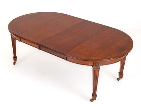 Georgian Dining Table Mahogany Extending Cover