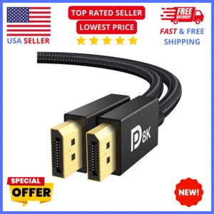IVANKY 8K DisplayPort 1.4 Cable (8K@60Hz, 4K@144Hz) - VESA Certified, 6.6ft - Picture 1 of 17
