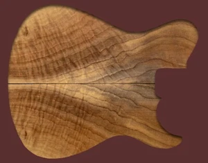 Bastogne Nussbaum (geflammt) Gitarren-Top (BW1048) - Bild 1 von 3