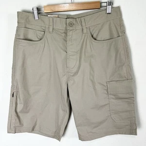 NUEVO Pantalones Cortos Prana Doble Pico Para Hombre Talla 32 x 8 Barra de Arena Bronceado Carga Estándar - Imagen 1 de 8