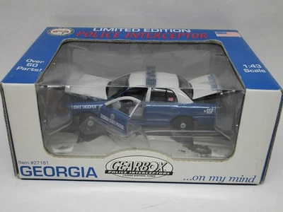 Gearbox Ford Crown Victoria Diecast 1:43 Georgia State Patrol Limited Edition - Image 1 of 4