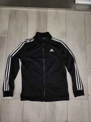 Suéter Adidas Niños Negro/Blanco Rayas 14/16 Grande Foto 1 de 3