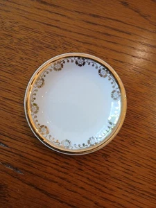 Vintage Gold Rimmed Butter Pat - Picture 1 of 5