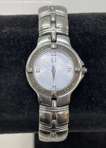 ESQ Swiss E5437 Diamond Accent Silver Tone Stainless Steel Watch 65.8g - Bild 1 von 4