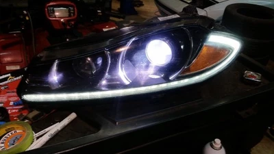 Faro delantero izquierdo adaptativo HID xenón 12-15 Jaguar XF XFR OEM Foto 1 de 4