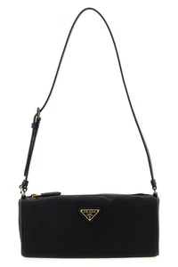 PRADA Black Re-Nylon/Leather Shoulder Bag New And Authentic - Picture 1 of 3