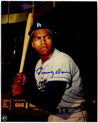 Tommy Davis Los Angeles Dodgers (1959-1966) - Autographed 8 x 10 Photo - Image 1 of 2