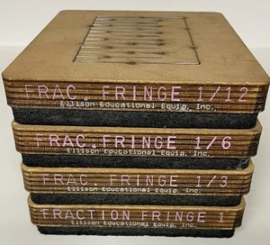 Ellison FRACTION FRINGE Die Set of 4 (#16730-LG) Large 5" x 6" DISCONTINUED Math - Picture 1 of 18