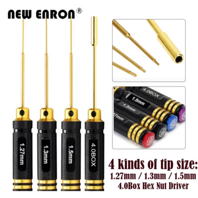 1.27/1.3/1.5mm Hexagon NutDriver Wrench 4.0 for Axial SCX24 Micro Crawler Repair - Image 1 of 4