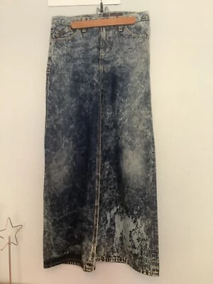 Maxi falda vaquera AG Adriano Goldschmied The Pioneer talla 28/32 Foto 1 de 4