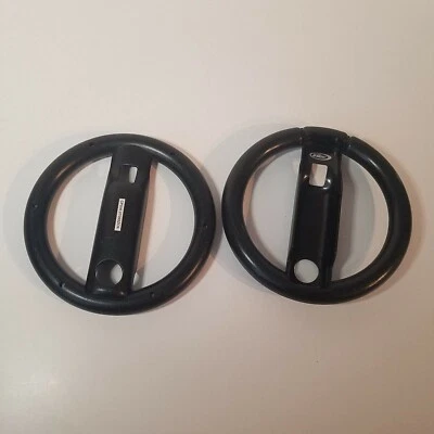 2 Genuine Intec Brand, Replacement Black Steering Wheel Attachment, Wii Remote - Image 1 of 4